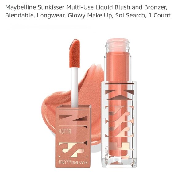 Set of 7 - Maybelline Sunkisser Multi-Use Liquid Blush and Bronzer, Blendable, L - Picture 7 of 8